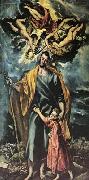 GRECO, El St Joseph and the Christ Child china oil painting reproduction